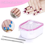 Cosywell Tırnak Soaking Bowl 2 adet Tırnak Çıkarıcı Kase Soak Off Jel Cilası Çıkarıcı Tırnak Sanatı Araçları ile Tırnak Spa Salonu veya Ev Kullanımı için