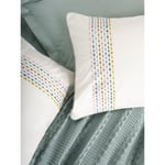 Cotton Box Aura Tek Kişilik Pike Takımı Pebble Mint