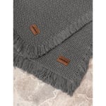 Cotton Box Bath Rug Set Antrasit 75x125 60x90