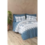 Cotton Box Bohem Tek Kişilik Nevresim Takımı Talora İndigo