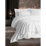 Cotton Box Classic Çeyizlik Çift Kişilik Pikeli Nevresim Takımı Mehveş Beyaz