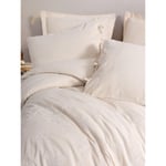 Cotton Box Cotton Keten Çift Kişilik Nevresim Takımı Esmira Bej
