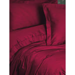 Cotton Box Elegant Saten Çift Kişilik Nevresim Takımı Bordo