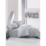Cotton Box Elegant Saten Çift Kişilik Nevresim Takımı - Gri