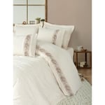 Cotton Box Inborn Çift Kişilik Nevresim Takımı Floro Bej