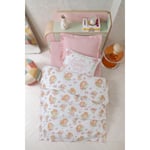 Cotton Box Junior Tek Kişilik Lastikli Çarşaflı Complete Set Pixie Pudra