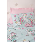 Cotton Box Junior Tek Kişilik Lastikli Çarşaflı Nevresim Takımı Twinka Pembe