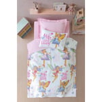 Cotton Box Junior Tek Kişilik Lastikli Çarşaflı Complete Set Twila Pembe