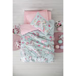 Cotton Box Junior Tek Kişilik Lastikli Çarşaflı Nevresim Takımı Twinka Pembe