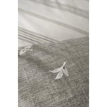 Cotton Box Klein Nakışlı Ranforce Çift Kişilik Nevresim Takımı Moke Kahve