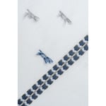 Cotton Box Lalin Masa Örtüsü Azzurro Lacivert 160x240