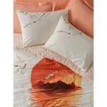Cotton Box Maritime Tek Kişilik Nevresim Takımı Sunset Somon