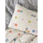 Cotton Box Minimal Çift Kişilik Lastikli Çarşaflı Nevresim Takımı Evo Gri