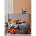 Cotton Box Modern Çift Kişilik Nevresim Takımı Stark Tarçın