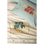 Cotton Box Mood Nakışlı Ranforce Çift Kişilik Nevresim Takımı Forward Bej