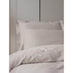 Cotton Box Nakışlı Saten Çift Kişilik Nevresim Takımı Alameda Lila