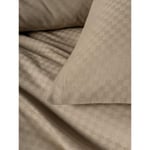 Cotton Box Plaid Ranforce Çift Kişilik Nevresim Takımı Vizon