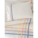Cotton Box Puff Nakışlı Çift Kişilik Nevresim Takımı Linea Somon
