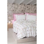 Cotton Box Tek Kişilik Nevresim Takımı Trellis Pembe