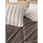 Cotton Box Warm Flanel Çift Kişilik Nevresim Takımı Caldo Kahve
