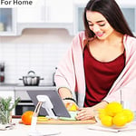 Coverzone Ayarlanabilir Katlanabilir Ergonomik Telefon Tutucu Standı ve Tablet Tutucu standı Desk Holder Oynar Başlıklı Kaymaz Zemin Tabanlı Stand (Siyah)