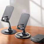 Coverzone Ayarlanabilir Tablet Ve Cep Telefonu Standı Kendi etrafonda 360 Derece Dönebilen Alüminyum Masaüstü Çok Amaçlı Telefon Dock Tutucu