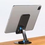 Coverzone Ayarlanabilir Tablet Ve Cep Telefonu Standı Kendi etrafonda 360 Derece Dönebilen Alüminyum Masaüstü Çok Amaçlı Telefon Dock Tutucu