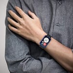 Coverzone Huawei Watch Fit 2 Akıllı Saat ile uyumlu Tpu Çerçeveli Tam Kaplayan Toz ve Kirden Koruyan Ekran Koruyucu Çerçeveli Kılıf (Rose Gold)