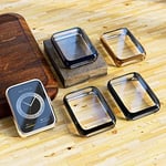 Coverzone Huawei Watch Fit 2 Akıllı Saat ile uyumlu Tpu Çerçeveli Tam Kaplayan Toz ve Kirden Koruyan Ekran Koruyucu Çerçeveli Kılıf (Rose Gold)