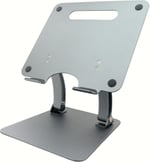Coverzone iPad Uyumlu Tablet Standı Yüksekliği Ayarlanabilir Tutucu Tok Alüminyum 14 inç Notebooklar ile Uyumlu Pedli Kaymaz Tasarım%100 Tok Alüminyum Alaşımlı Katlanır ZR749 (ZR749)