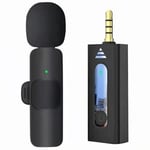Coverzone Kablosuz Mikrofon Wireless Tekli Yaka Mikrofonu 3.5mm Aux Girişli Sokak Müzisyenleri Amfi Hoparlör Bilgisayar Youtuber Tablet Tak Çalıştır (TELEFON DESTEKLEMEZ) K35