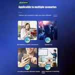 Coverzone Kablosuz Mikrofon Wireless Tekli Yaka Mikrofonu 3.5mm Aux Girişli Sokak Müzisyenleri Amfi Hoparlör Bilgisayar Youtuber Tablet Tak Çalıştır (TELEFON DESTEKLEMEZ) K35