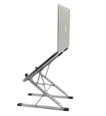 Coverzone Kaliteli Tok Alüminyum Dizüstü Bilgisayar Notebook Standı Yüksekliği Ayarlanabilir 30cm Maksimum Yükseklik Stand Taşınabilir Yükseltici MacBook Uyumlu Tüm Dizüstü Bilgisayar 10-16 inç N8