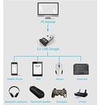 Coverzone Mini v5.0 USB Bluetooth Dongle 5.0 Bluetooth Adaptör ENT