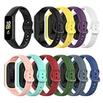 Coverzone Samsung Galaxy Fit2 İle Uyumlu Bileklik Kayışı Termoplastik Kordon CordFit Siyah