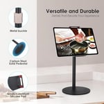 Coverzone Tablet ve iPad ile Uyumlu Stant – 360° Döner, 90° Eğilebilir, 44cm Yükseklik Ayarlı, Alüminyum Alaşım, 12 inç'e Kadar Tablet Uyumlu, Eller Serbest Okuma Çalışma Tutucu J2 (12 inç'e kadar)