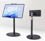 Coverzone Tablet ve iPad ile Uyumlu Stant – 360° Döner, 90° Eğilebilir, 44cm Yükseklik Ayarlı, Alüminyum Alaşım, 12 inç'e Kadar Tablet Uyumlu, Eller Serbest Okuma Çalışma Tutucu J2 (12 inç'e kadar)