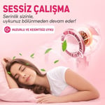 Coverzone Taşınabilir Mini USB Şarj Edilebilir El Vantilatörü, Cep Telefonu Tutucu, 3 Ayarlanabilir Hız, Hafif Tasarım, Düşük Gürültü ve İç ve Dış Mekan Kullanımına Uygun Kolay Taşınabilirlik Fs-22