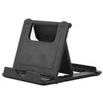 Coverzone Univarsal Masa Üstü Tablet Standı 5 farklı açıda ayarlanabilir Yan veya düz konum alabilen, Telefon ve Tablet Standı Fold Stand (Siyah).