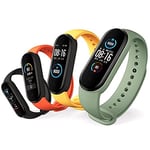Coverzone Xiaomi Mi Band ile uyumlu 3/4/ 5/6 ile uyumlu Saat Kayışı Xiaomi Mi Band 3 4 5 6 İle Uyumlu Kaliteli Termoplastik Kordon Siyah - Seçenekler: mi band 4, mi band 3, mi band 6
