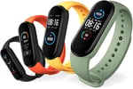 Coverzone Xiaomi Mi Band ile uyumlu 3/4/ 5/6 ile uyumlu Saat Kayışı Xiaomi Mi Band 3 4 5 6 İle Uyumlu Kaliteli Termoplastik Kordon Siyah - Seçenekler: mi band 4, mi band 3, mi band 6
