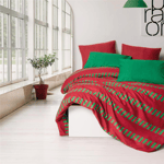 Cozy Home Festive Çift Kişilik Lastikli Çarşaflı Nevresim Takımı Holly
