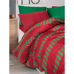 Cozy Home Festive Çift Kişilik Lastikli Çarşaflı Nevresim Takımı Holly