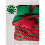 Cozy Home Festive Çift Kişilik Lastikli Çarşaflı Nevresim Takımı Holly