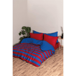 Cozy Home Popping Colors Çift Kişilik Lastikli Çarşaflı Nevresim Takımı Blaze 180x200