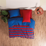 Cozy Home Popping Colors Çift Kişilik Lastikli Çarşaflı Nevresim Takımı Blaze 180x200