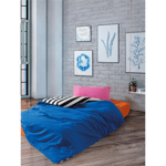 Cozy Home popping Colors Tek Kişilik Lastikli Çarşaflı Nevresim Takımı Dusk