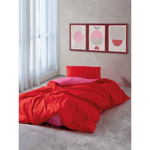 Cozy Home Popping Colors Tek Kişilik Lastikli Çarşaflı Nevresim Takımı Sage Sarı-Yeşil