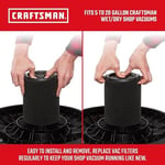 CRAFTSMAN CMXZVBE38773 Islak Uygulama Filtresi 5 ila 20 Galon Islak/Kuru Vakumlar ve Mağaza Süpürgeleri için