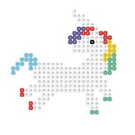 Crafy Hobi Boncuk Aktivite Set Unicorn Eğitici Oyuncak